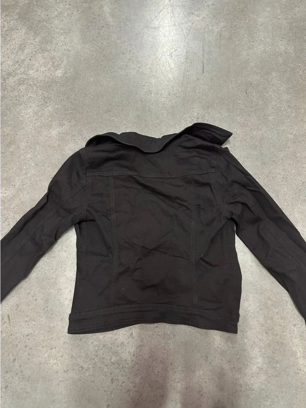 GBG Los Angeles Black Women's Denim Jacket with Button Front